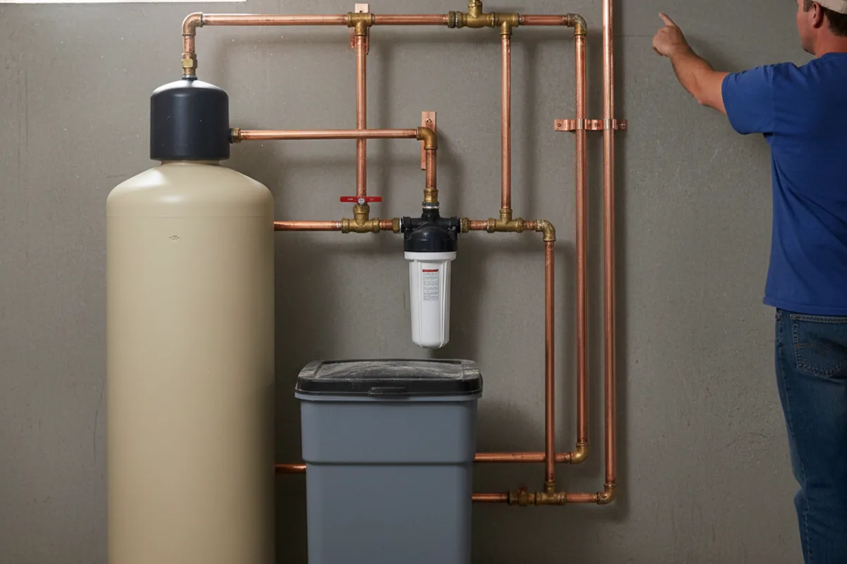 Whole-house water treatment system installed in Negley